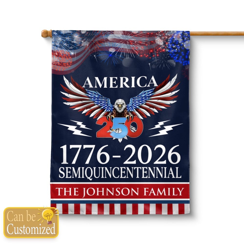 250 Years America Semiquincentennial Garden Flag